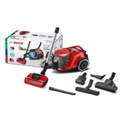 Bosch Serie6 ProAnimal porzsák nélküli porszívó piros