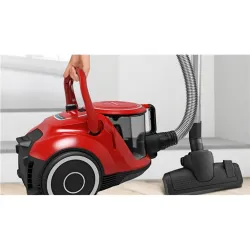 Bosch Serie6 ProAnimal porzsák nélküli porszívó piros