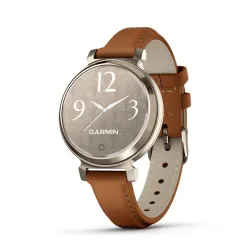 Garmin Lily 2 Classic okosóra krémarany, világosbarnatok és bőrszíj (010-02839-02)
