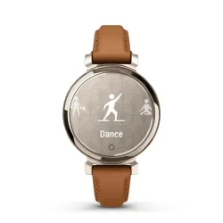 Garmin Lily 2 Classic okosóra krémarany, világosbarnatok és bőrszíj (010-02839-02)