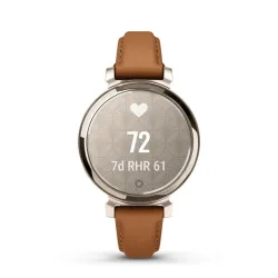 Garmin Lily 2 Classic okosóra krémarany, világosbarnatok és bőrszíj (010-02839-02)