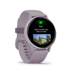Garmin Vívoactive 5 okosóra orchidea, szilikon szíjjal (010-02862-13)