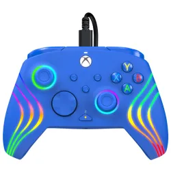 PDP Afterglow Wave Xbox Series X/S vezetékes kontroller kék (049-024-BL)