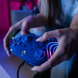 PDP Afterglow Wave Xbox Series X/S vezetékes kontroller kék (049-024-BL)