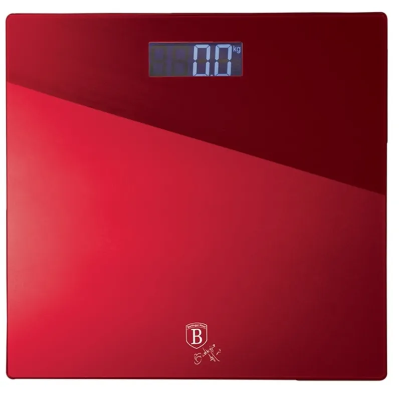 Berlinger Haus BH/9351 burgundi 150 kg kapacitású személymérleg Berlinger Haus BH/9351 burgundi 150 kg kapacitású személymérleg