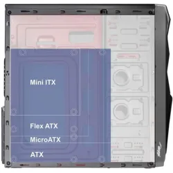 Akyga AK995BK táp nélküli ATX ház