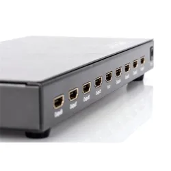 DIGITUS HDMI splitter 8-port 1080p 3D HDMI High Speed 2.25 Ghz/225 MHz metal housing black