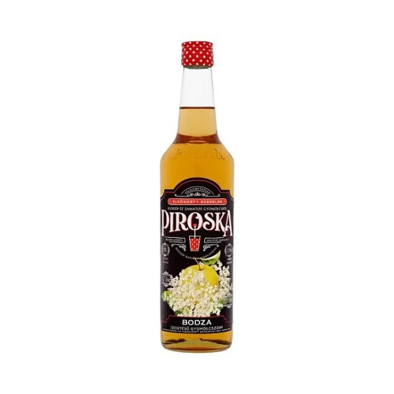 Piroska 0,7 L 50% bodza szörp Piroska 0,7 L 50% bodza szörp