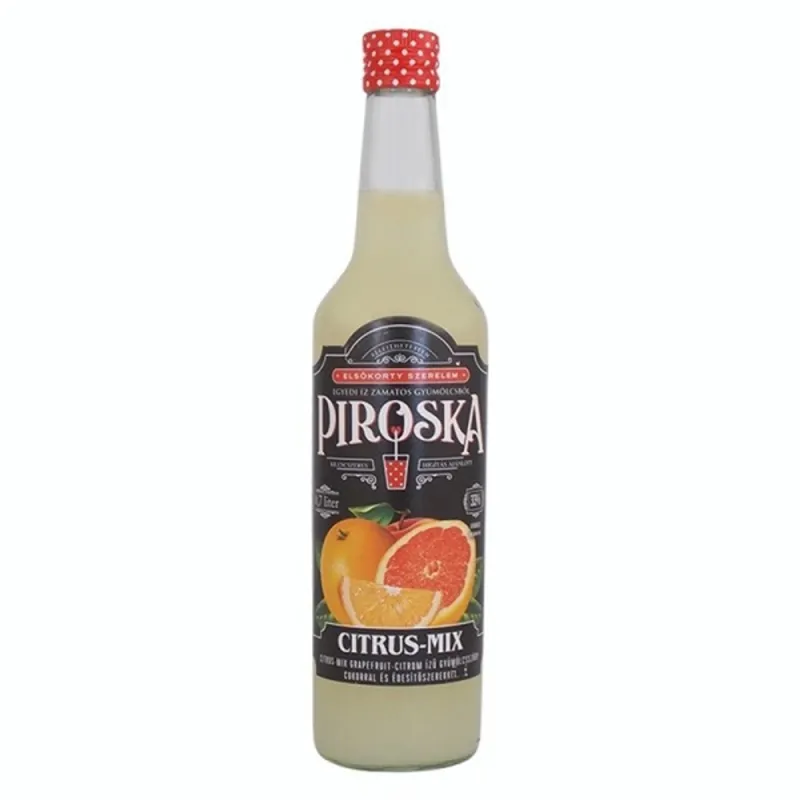 Piroska 0,7 L 33% citrus mix szörp Piroska 0,7 L 33% citrus mix szörp