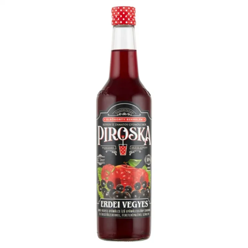 Piroska 0,7 L 50% erdei vegyes gyümölcsszörp Piroska 0,7 L 50% erdei vegyes gyümölcsszörp