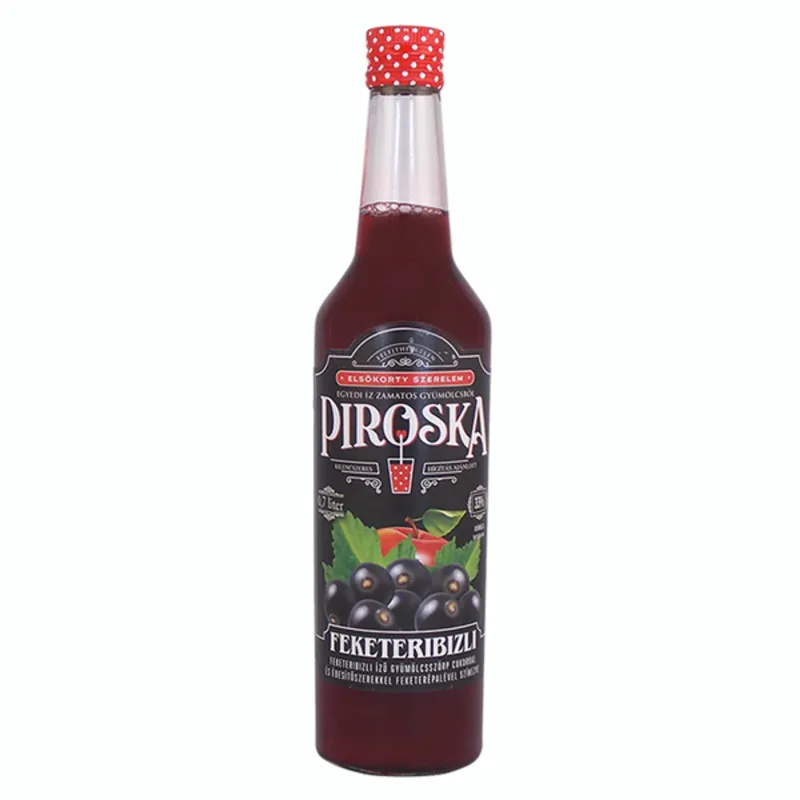 Piroska 0,7 L 50% feketeribizli szörp Piroska 0,7 L 50% feketeribizli szörp