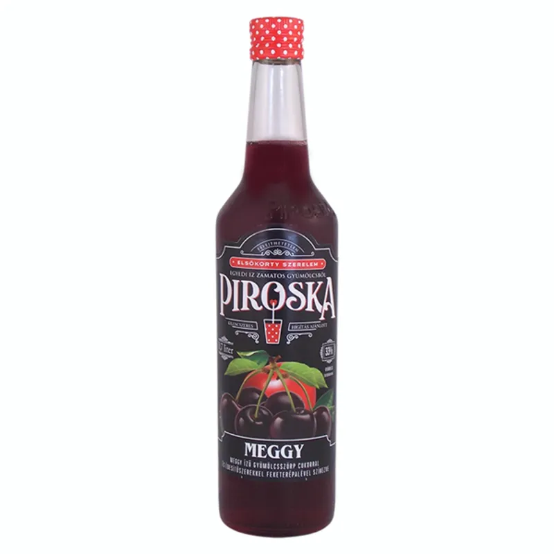 Piroska 0,7 L 50% meggy szörp Piroska 0,7 L 50% meggy szörp