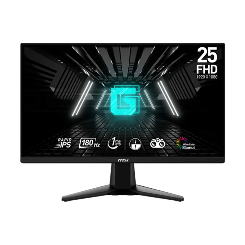 MSI 24,5" G255F Rapid FHD IPS 180Hz DP/HDMI LED gamer monitor MSI 24,5" G255F Rapid FHD IPS 180Hz DP/HDMI LED gamer monitor