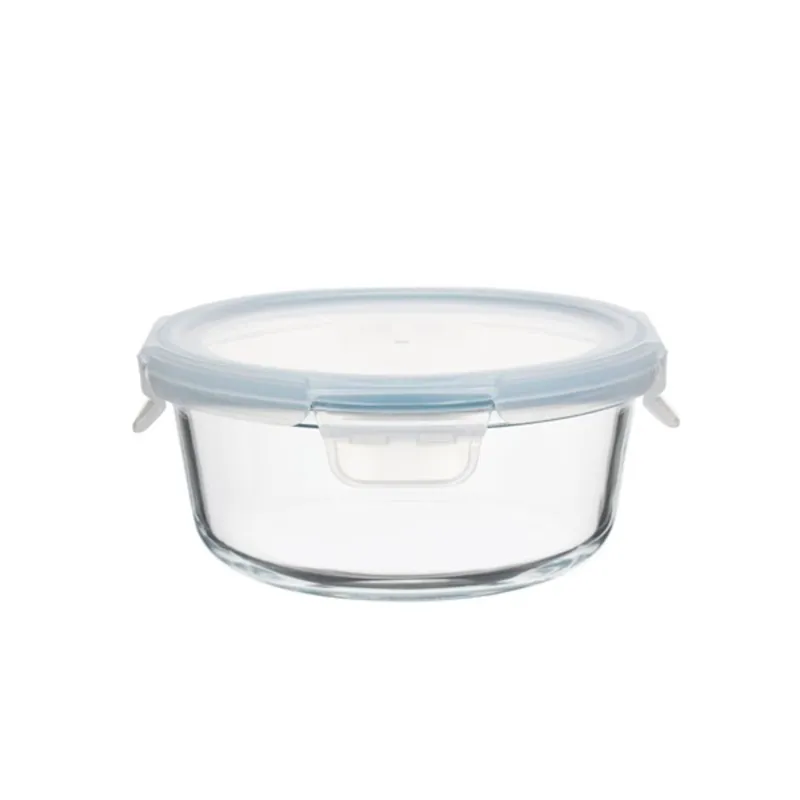 TOO KT-89 üveg 650 ml-es hőálló kerek ételtároló csatolható műanyag tetővel TOO KT-89 üveg 650 ml-es hőálló kerek ételtároló csatolható műanyag tetővel