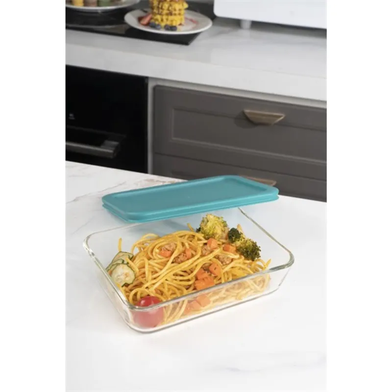 TOO KT-94 üveg 700 ml-es hőálló téglalap alakú ételtároló műanyag tetővel TOO KT-94 üveg 700 ml-es hőálló téglalap alakú ételtároló műanyag tetővel