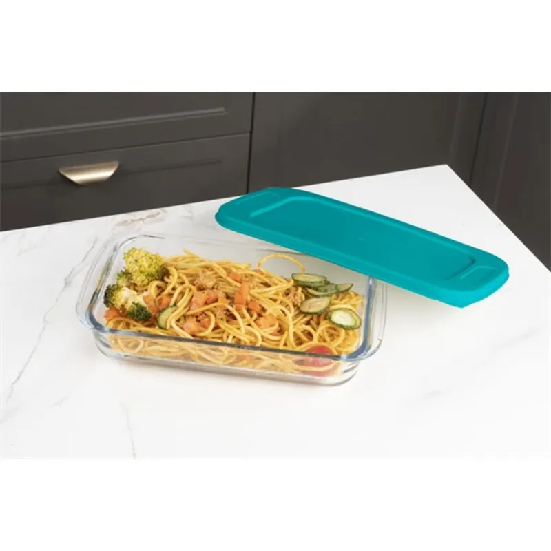TOO KT-101 üveg 1600 ml-es hőálló négyzetes ételtároló műanyag tetővel TOO KT-101 üveg 1600 ml-es hőálló négyzetes ételtároló műanyag tetővel
