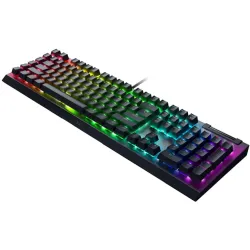 Razer BlackWidow V4 X USB angol (US) gaming Razer Yellow mechanikus billentyűzet fekete