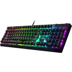 Razer BlackWidow V4 X USB angol (US) gaming Razer Yellow mechanikus billentyűzet fekete