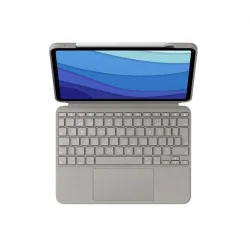 LOGITECH Combo Touch - 11" iPad Pro 4. gen. homokszínű - UK
