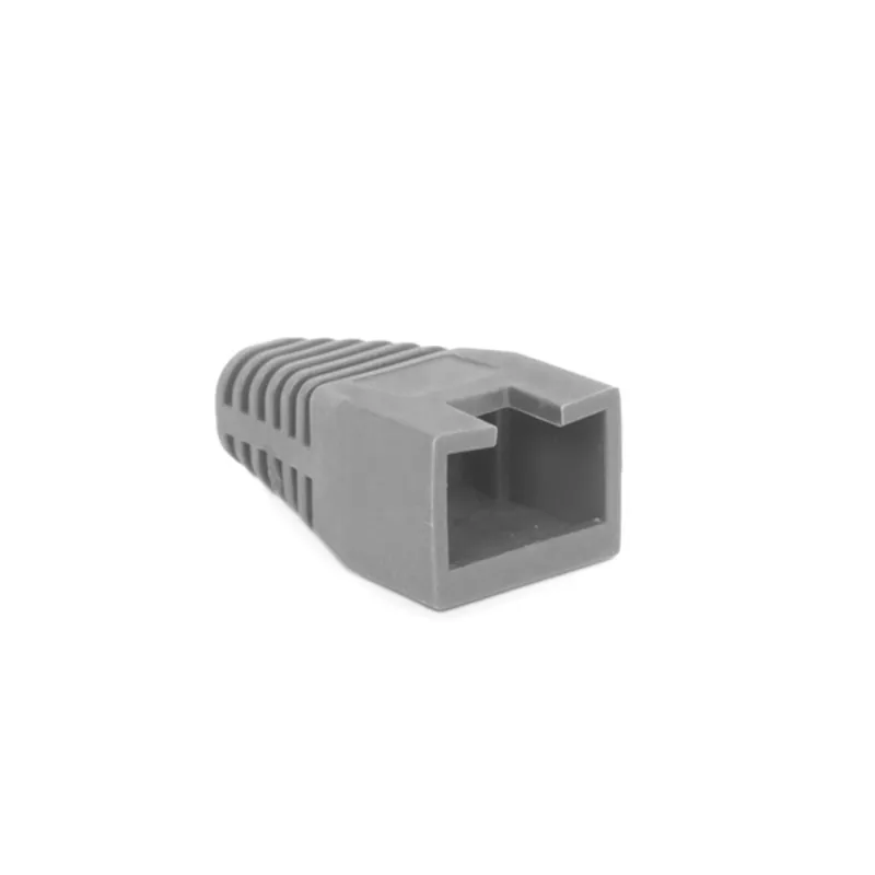 Rülstein 05287SZ RJ45 8P8C moduláris dugókhoz szürke 100db "sima" törésgátló Rülstein 05287SZ RJ45 8P8C moduláris dugókhoz szürke 100db "sima" törésgátló