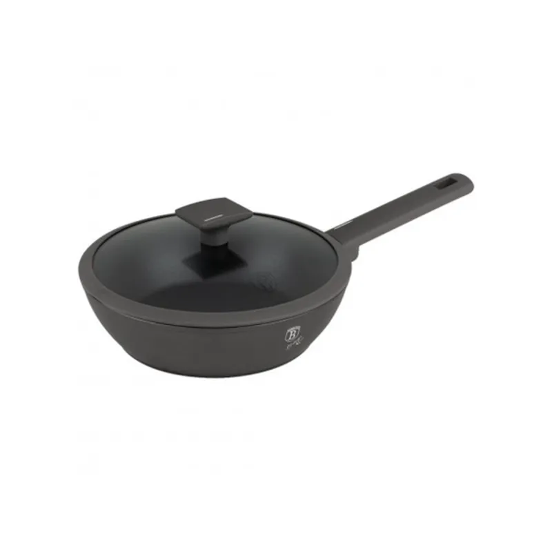Berlinger Haus BH/8122 Antracit Collection 24 cm fedővel mély serpenyő Berlinger Haus BH/8122 Antracit Collection 24 cm fedővel mély serpenyő