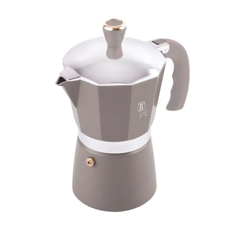 Berlinger Haus BH/8568 matt taupe 3 személyes kotyogós kávéfőző Berlinger Haus BH/8568 matt taupe 3 személyes kotyogós kávéfőző