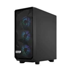 Fractal Design Meshify 2 Compact RGB TG Light tint táp nélküli ablakos ház fekete (FD-C-MES2C-06)