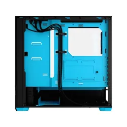 Fractal Design Pop Air táp nélküli ablakos ház RGB Cyan Core - fekete-kék (FD-C-POR1A-02)