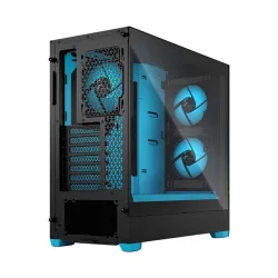 Fractal Design Pop Air táp nélküli ablakos ház RGB Cyan Core - fekete-kék (FD-C-POR1A-02)