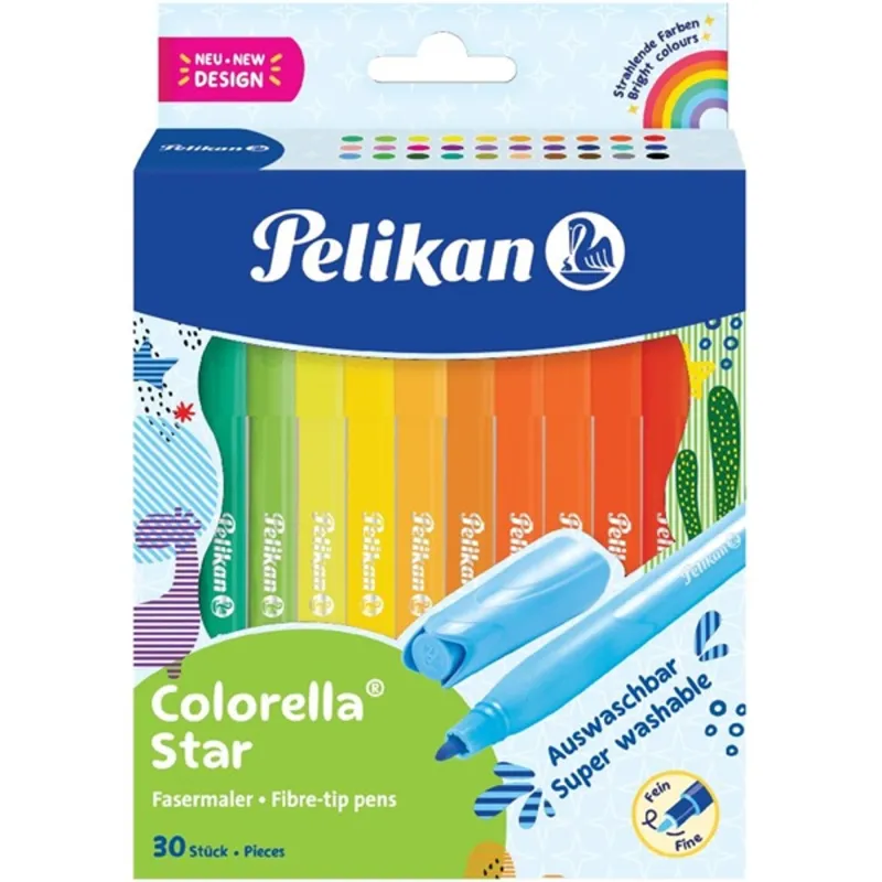 Pelikan Colorella Star C302 30 színű filctoll készlet Pelikan Colorella Star C302 30 színű filctoll készlet
