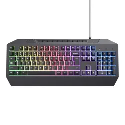 Trust GXT 836 Evocx USB magyar gaming membrán billentyűzet fekete