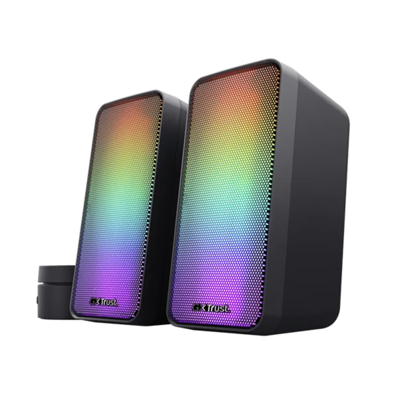 Trust GXT 611 Wezz Illuminated 2.0 csatornás hangszóró (24587) Trust GXT 611 Wezz Illuminated 2.0 csatornás hangszóró (24587)