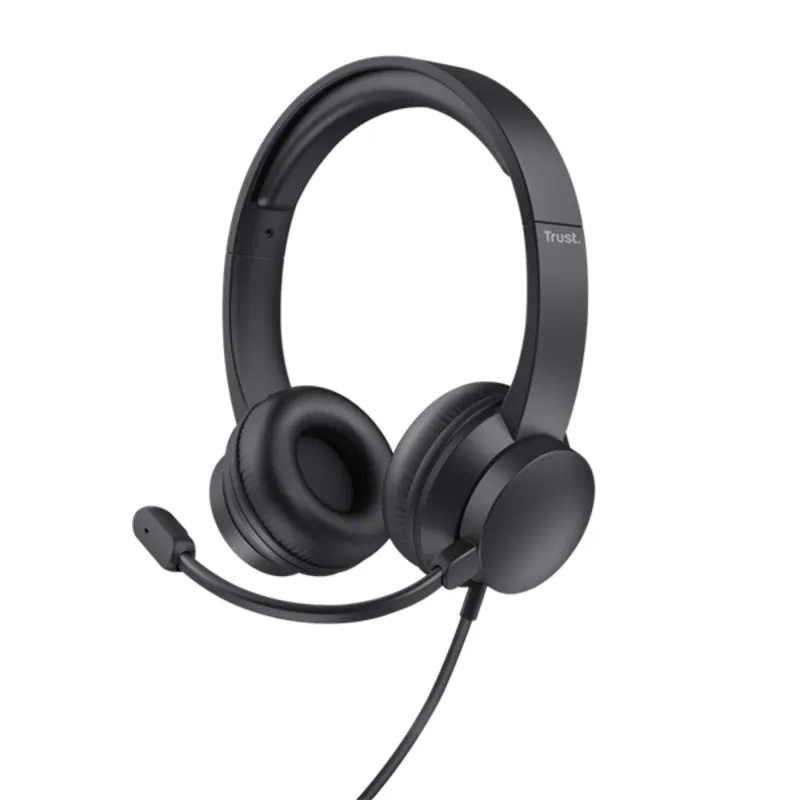 Trust 25087 Ayda PC vezetékes fekete headset Trust 25087 Ayda PC vezetékes fekete headset