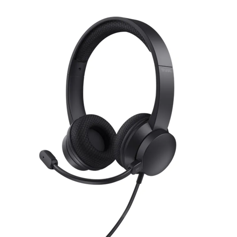 Trust 25089 Ayda USB-ENC PC vezetékes fekete headset Trust 25089 Ayda USB-ENC PC vezetékes fekete headset