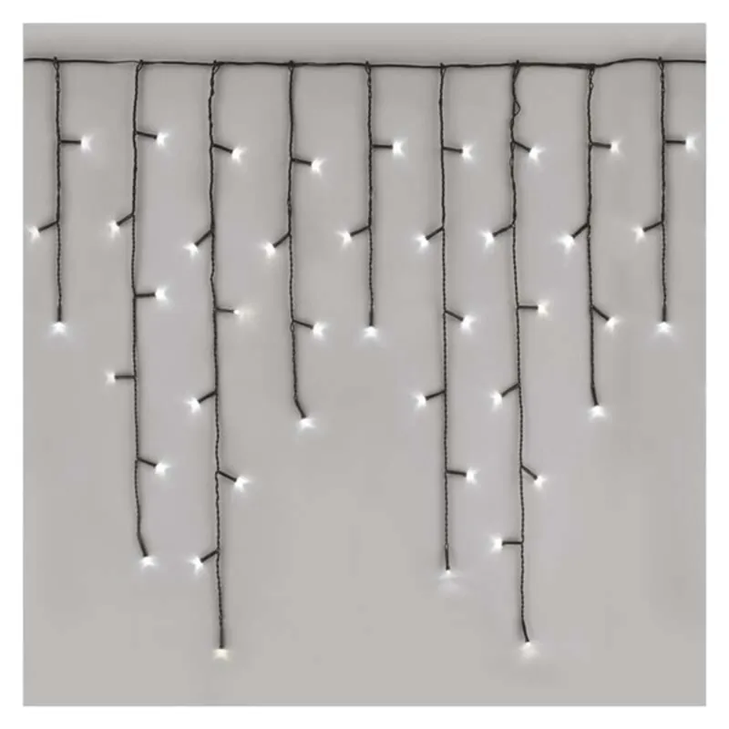 EMOS LED karácsonyi jégcsapok 10m IP44 programokkal hidegfehér (D4CC03) EMOS LED karácsonyi jégcsapok 10m IP44 programokkal hidegfehér (D4CC03)