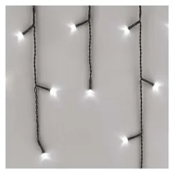 EMOS LED karácsonyi jégcsapok 10m IP44 programokkal hidegfehér (D4CC03)