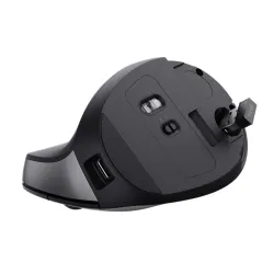 Trust 25145 Bayo II Ergonomic vezeték nélküli fekete egér