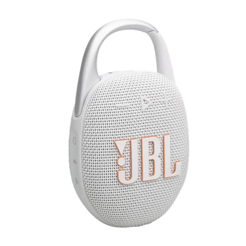 JBL Clip 5 WHT fehér hordozható Bluetooth hangszóró JBL Clip 5 WHT fehér hordozható Bluetooth hangszóró