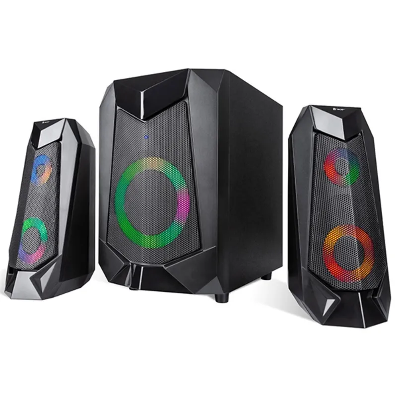 Tracer TRAGLO46497 Hi-Cube RGB Flow GameZone 2.1 asztali hangszóró Tracer TRAGLO46497 Hi-Cube RGB Flow GameZone 2.1 asztali hangszóró