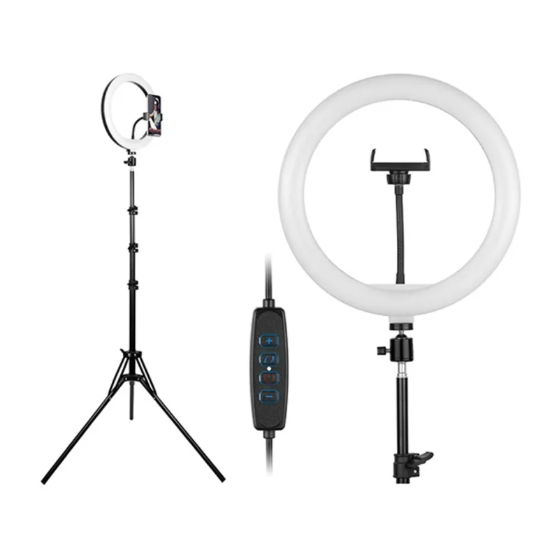 Tracer TRAOSW46745 Ring Light 15 W/30 cm/900-1700 lm/gyűrűs LED lámpa normál állvánnyal Tracer TRAOSW46745 Ring Light 15 W/30 cm/900-1700 lm/gyűrűs LED lámpa normál állvánnyal