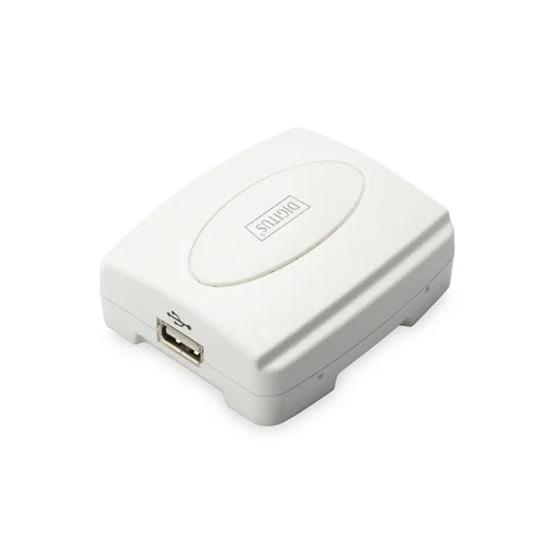 DIGITUS DN-13003-2 Digitus Fast Ethernet nyomtató szerver,USB, 1 x port DIGITUS DN-13003-2 Digitus Fast Ethernet nyomtató szerver,USB, 1 x port