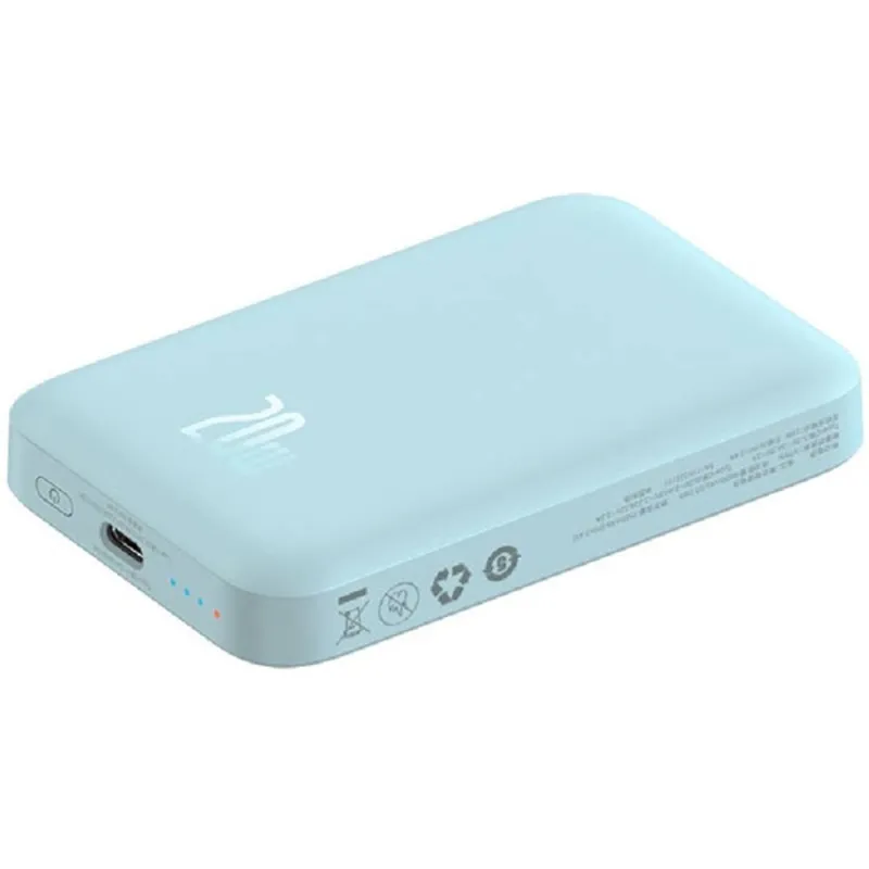 Baseus P10059002313-00 Mini 6000mAh 20W kék power bank Baseus P10059002313-00 Mini 6000mAh 20W kék power bank
