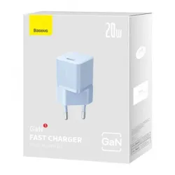 Baseus GaN5 Mini USB-C hálózati töltő 20W kék (CCGN050103)
