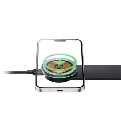Baseus C02 Pro autós telefon tartó és töltő fekete (C40156000111-00)
