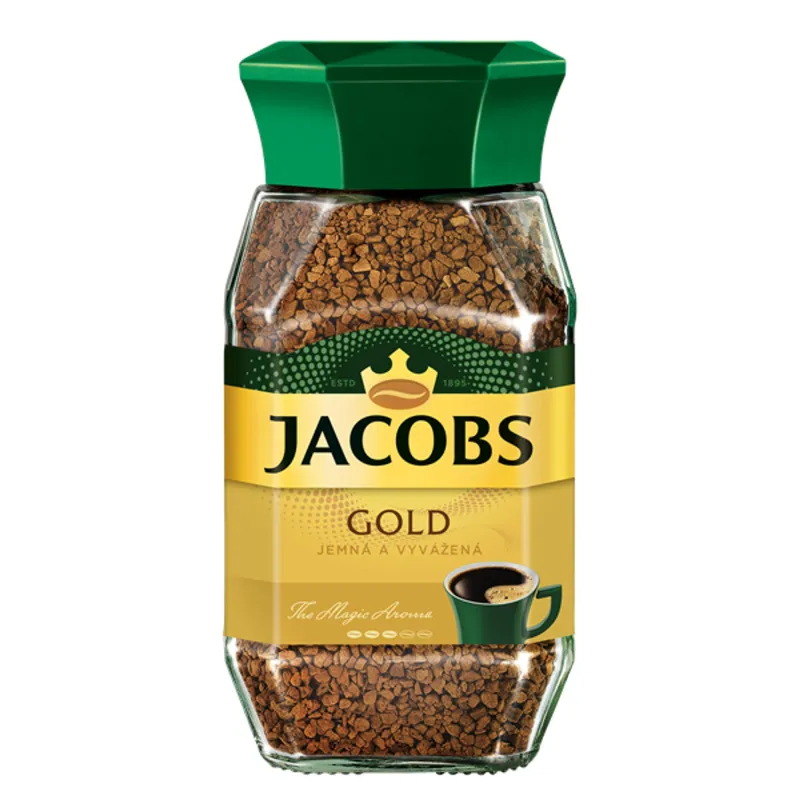 Douwe Egberts Jacobs Gold 200g instant kávé Douwe Egberts Jacobs Gold 200g instant kávé
