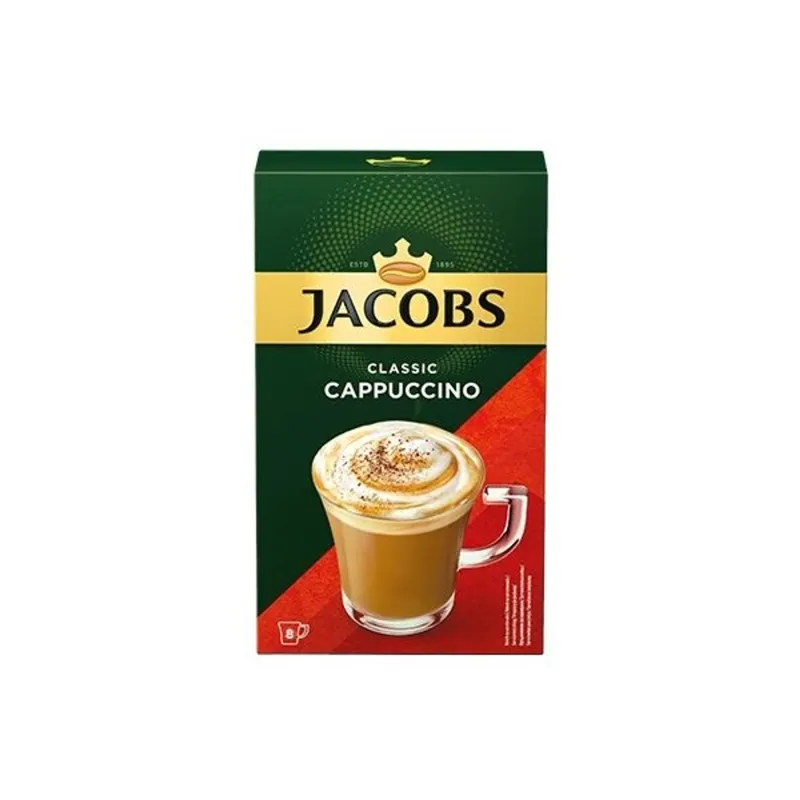 Douwe Egberts Jacobs Cappuccino Classic 8x11,6g instant kávékeverék csomag Douwe Egberts Jacobs Cappuccino Classic 8x11,6g instant kávékeverék csomag
