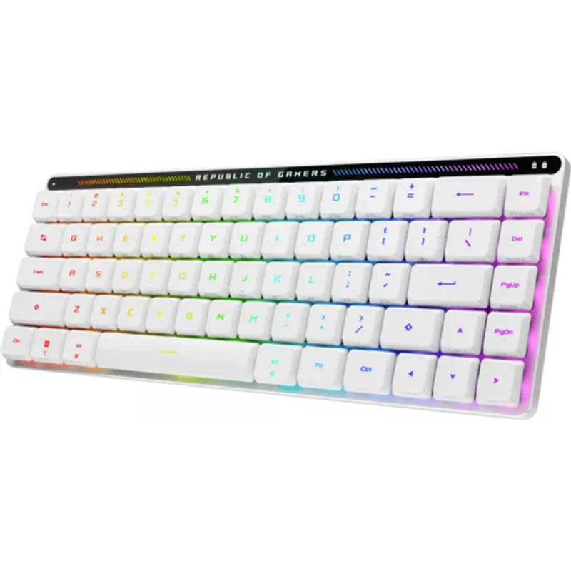 ASUS ROG Falchion RX Low Profile fehér vezeték nélküli billentyűzet ASUS ROG Falchion RX Low Profile fehér vezeték nélküli billentyűzet