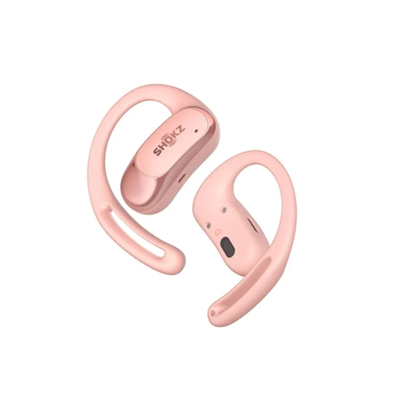 Shokz OpenFit Air. True Wireless Bluetooth rószaszín sport fülhallgató Shokz OpenFit Air. True Wireless Bluetooth rószaszín sport fülhallgató