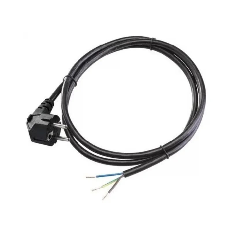 Anco 0489 H05VV-F 10A 250V 3x1.0 mm2 3m fekete szerelhető MT flexo kábel dugvillával Anco 0489 H05VV-F 10A 250V 3x1.0 mm2 3m fekete szerelhető MT flexo kábel dugvillával