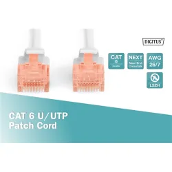 Digitus CAT6 U-UTP Patch Cable 0,25m Grey